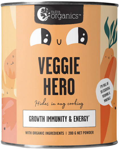 NUTRA ORGANICS Organic Veggie Hero (Growth Immunity & Energy) 200g