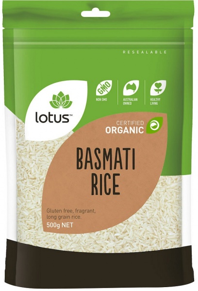 Lotus Organic Basmati Rice  500gm