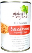 Global Organics Baked Beans in Tomato Sauce 400g