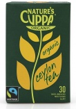 Natures Cuppa Organic Tea Ceylon 30 Teabags