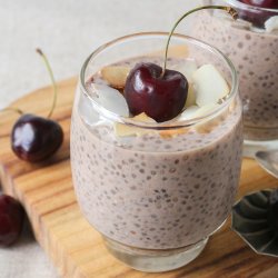 Cherry and Coconut Chia Pudding 