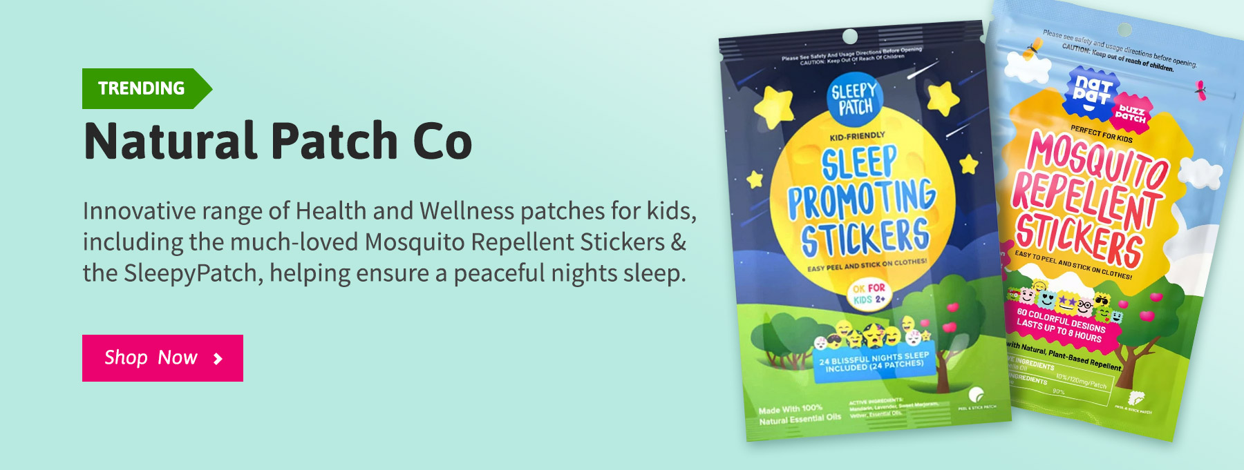 natural patch stickers for kids