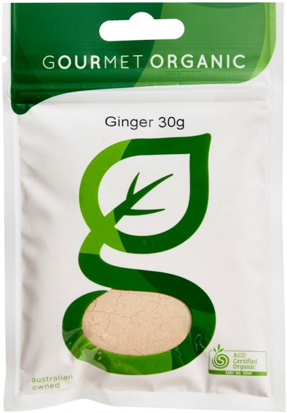 Gourmet Organic Ginger Ground 30g Sachet x 1