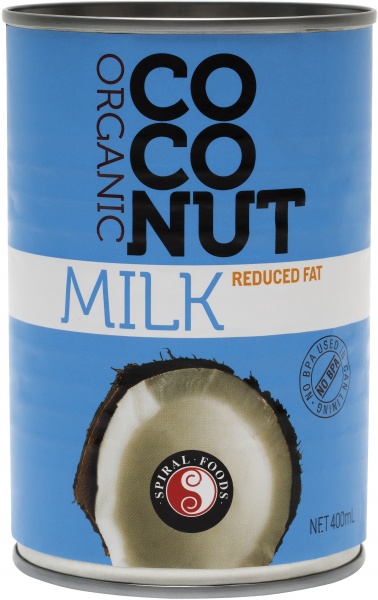 Spiral Organic Reduced Fat Coconut Milk  400ml