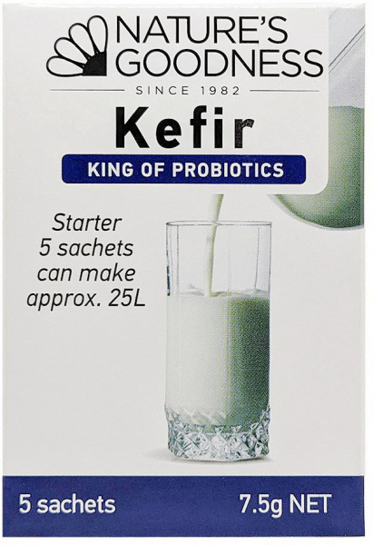 Natures Goodness Kefir Turkish Probiotic 5x7.5gm